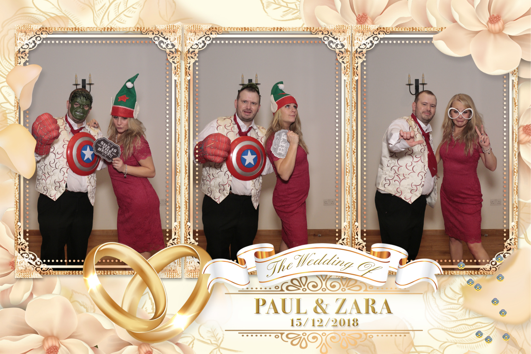 Paul & Zara's Wedding | View more photos from the event at gallery.myphotoboothexperience.co.uk/u/MyPhotoBoothExperienceLtd/Paul-Zaras-Wedding